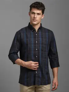 Louis Philippe Sport Men Slim Fit Opaque Checked Casual Shirt