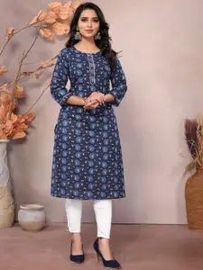 Rangita Women Embroidered Mirror Work Kurta