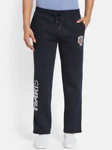 Octave Men Printed Fleece Track Pants
