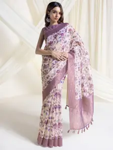 Soch Floral Zari Chanderi Saree