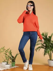 Stylecast X Kotty Women Turtle Neck Pullover Sweaters