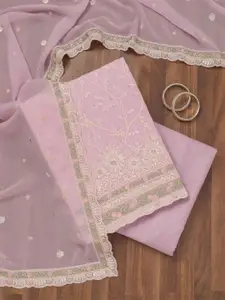 Koskii Embellished Unstitched Dress Material