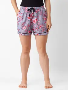 FashionRack Pack Of 2 Women Printed Lounge Shorts