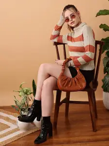 Stylecast X Kotty Women Cotton Striped Pullover