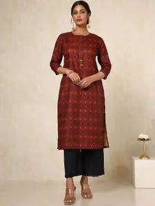 Soch Women Geometric Printed Sequinned Kurta