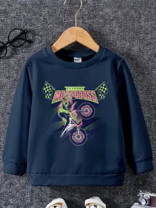 BAESD Boys Printed Pullover Sweatshirt