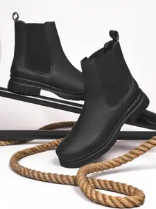 CLOG LONDON Women Block-Heeled Chelsea Boots