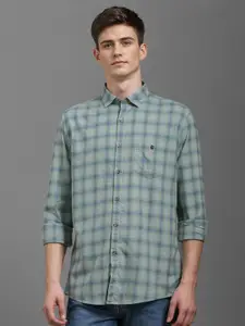 Louis Philippe Sport Men Slim Fit Opaque Checked Casual Shirt