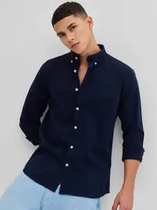 Snitch Men Classic Opaque Casual Shirt