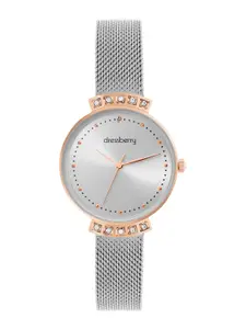 DressBerry Women Brass Embellished Dial & Wrap Around Straps Analogue Watch DB-SS24-17A