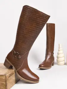 CLOG LONDON Men Textured Casual Winter Boots