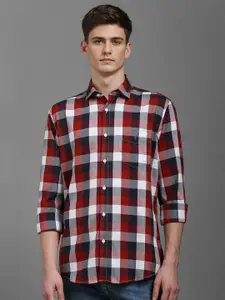 Louis Philippe Sport Men Slim Fit Opaque Checked Casual Shirt