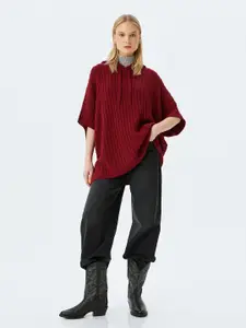 Koton Women Hooded Longline Pullover