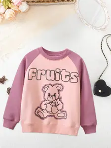 FOREVER FRIDAY Girls Printed Sweatshirt