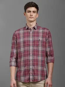 Louis Philippe Sport Men Slim Fit Opaque Checked Casual Shirt