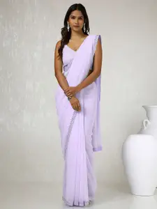 Soch Embellished Beads and Stones Pure Georgette Saree