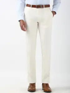 Peter England Men Slim Fit Trousers