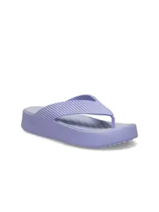 Crocs Women Striped Croslite Thong Flip-Flops