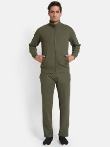 Octave Mock Collar Long Sleeves Tracksuit