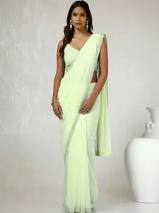 Soch Embellished Beads and Stones Pure Georgette Saree