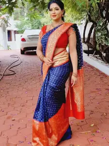 Areca Designer Woven Design Zari Pure Silk Banarasi Saree