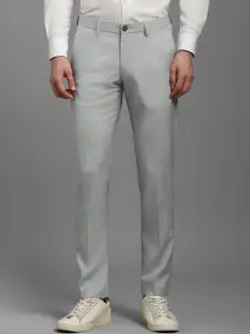 Louis Philippe Sport Men Checked Slim Fit Trousers