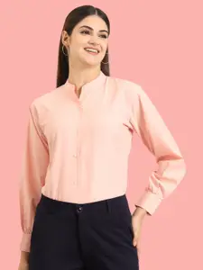 All About You Formals Women Comfort Slim Fit Opaque Formal Shirt