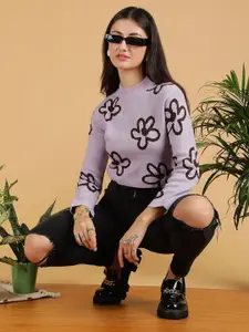 Stylecast X Kotty Women Round Neck Printed Pullover