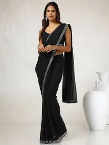 Soch Embellished Beads and Stones Pure Georgette Saree