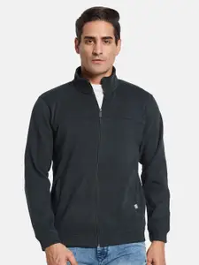 Octave Men Mandarin Collar Long Sleeves Sweatshirt