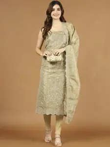 Meena Bazaar Printed Unstitched Dress Material