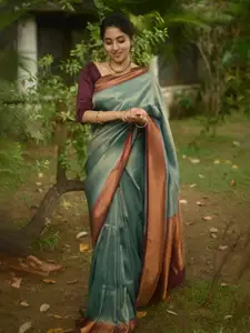 Areca Designer Woven Design Zari Pure Silk Banarasi Saree