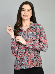 all about you Women Printed Long Sleeves Shirt Style Top