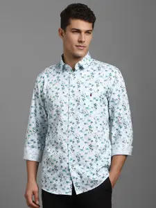 Louis Philippe Sport Men Slim Fit Floral Opaque Printed Casual Shirt