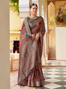 Saree mall Ethnic Motifs Zari Sungudi Sarees