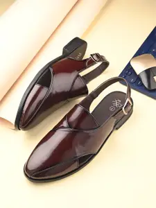 House of Pataudi Men Slip-On  Casual Shoe Style Sandals