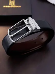 Hayes London Men Belt Premium Genuine Formal Reversible Leather