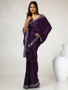 Soch Embellished Beads and Stones Saree With Blouse Piece