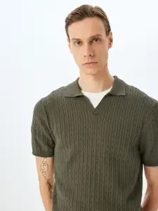 Koton Men Lapel Collar Pullover Sweaters