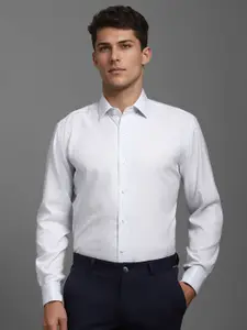 Luxure by Louis Philippe Men Classic Opaque Checked Formal Shirt