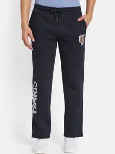 Octave Men Printed Fleece Track Pants
