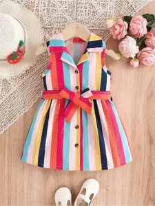 BAESD Girls Striped Shirt Dress
