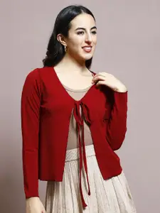 Athena Women Tie-Up Shrug