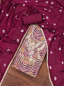 KIMISHA Embellished Unstitched Dress Material