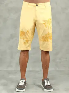 beevee Men Regular Fit Printed High-Rise Shorts