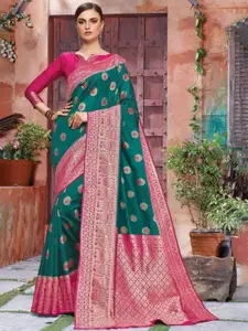 Areca Designer Ethnic Motifs Zari Pure Silk Banarasi Saree