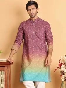 Anouk Men Paisley Printed Sequinned Kurta