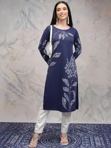 Vishudh Women Ethnic Motifs Printed Floral Kurta