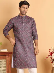 Anouk Men Geometric Printed Kurta