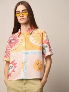 ONLY Women Opaque Printed Casual Shirt